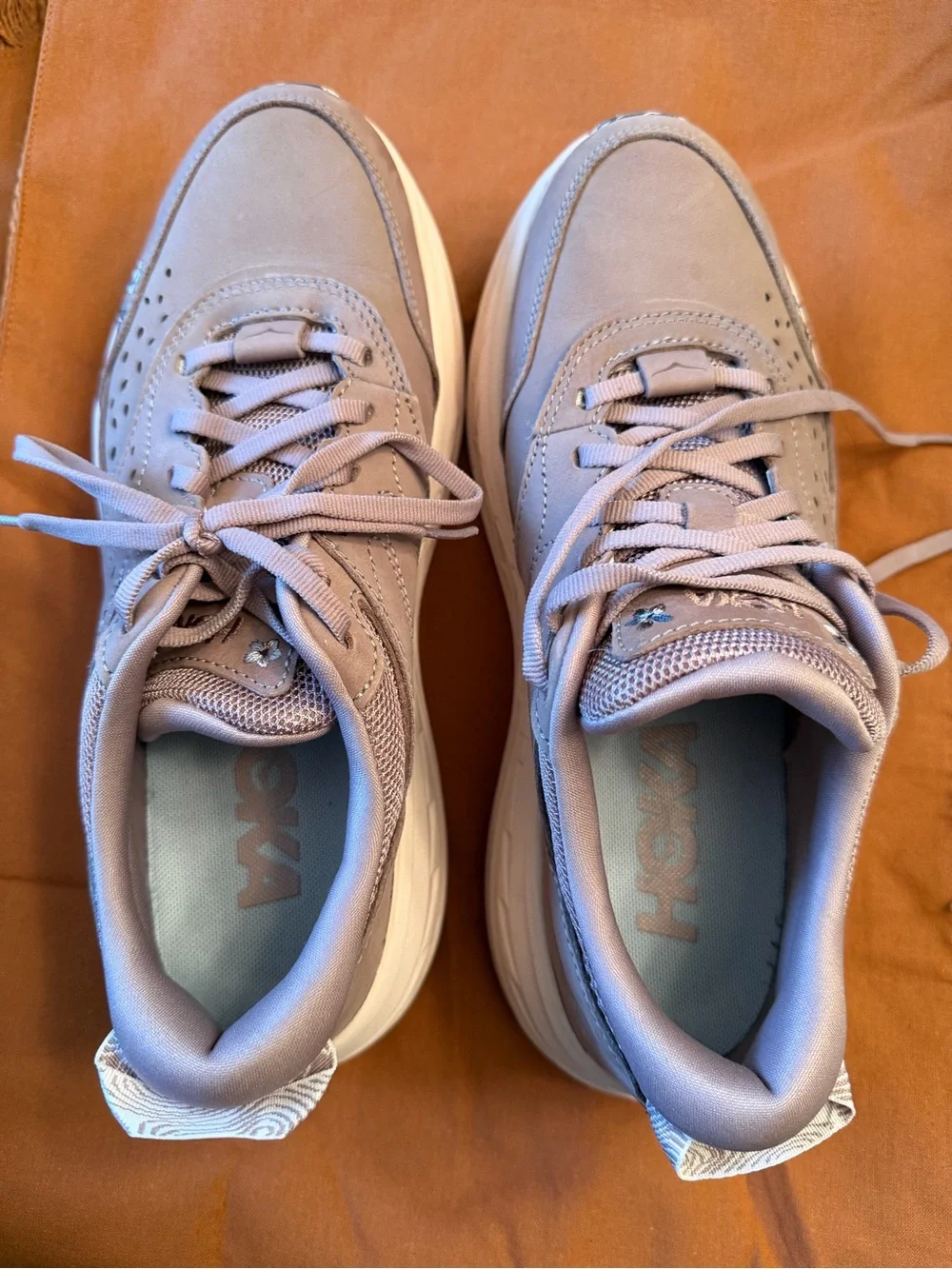 Hoka One One Women's Mauve Purple Athletic Walking Sneakers limited edition